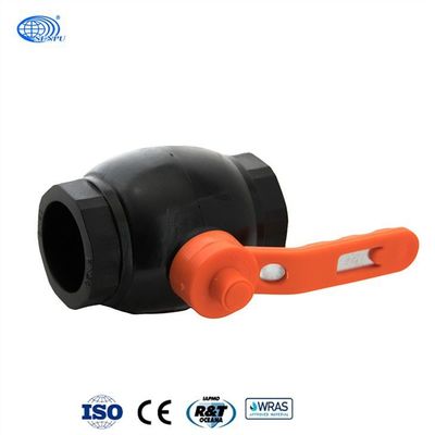Acessórios para tubos HDPE de 20 mm a 160 mm Válvulas de esfera HDPE com núcleo de aço
