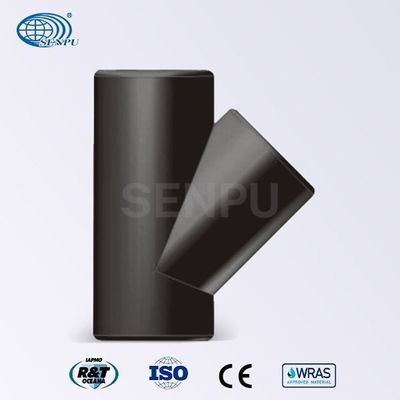 Conexões para tubos HDPE soldadas por eletrofusão tipo Y de 20 mm a 1000 mm