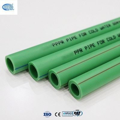 Tubo PPR de plástico anti-UV para água potável 20 mm de alta resistência