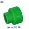 Conexões de tubos PPR personalizadas Senpu verde poli PPR redutor soquete de 3 polegadas
