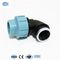 ISO14001 Azul PEAD Conexões de Compressão Acoplamento para Tubo Polímero