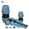 ISO14001 Azul PEAD Conexões de Compressão Acoplamento para Tubo Polímero